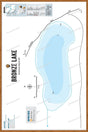 FKRBC34 Bronze Lake - Wall Map - Backroad Maps