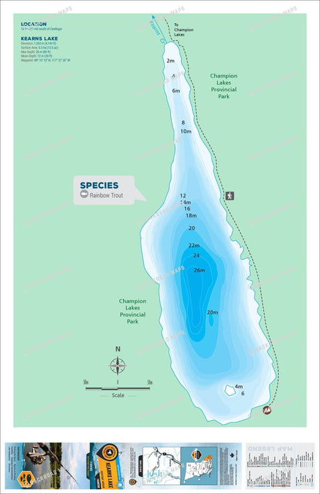 FKRBC66 Kearns Lake - Backroad Maps