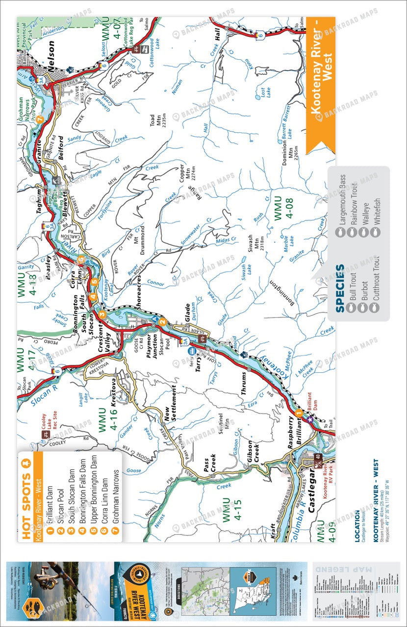 FKRBC70 Kootenay River - West - Backroad Maps