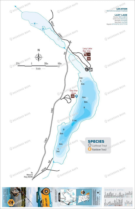 FKRBC75 Lazy Lake - Backroad Maps