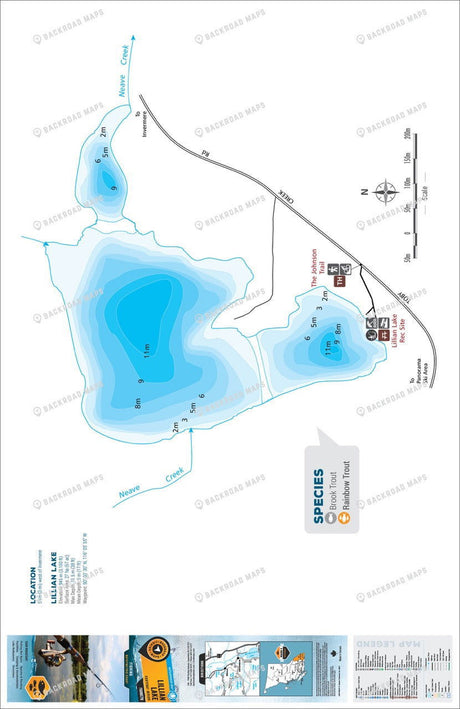 FKRBC76 Lillian Lake - Backroad Maps