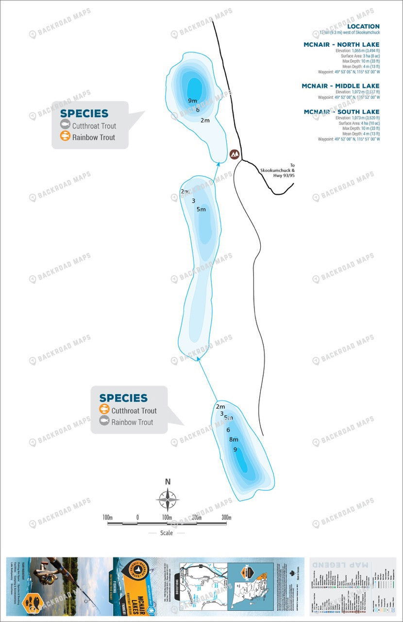 FKRBC81 McNair Lakes - Backroad Maps