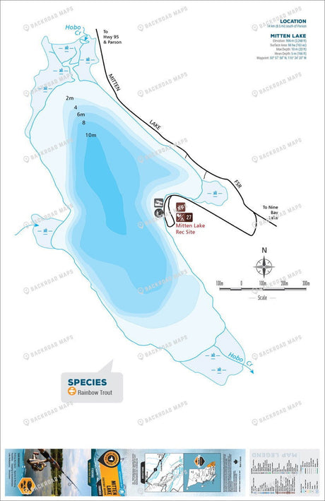 FKRBC83 Mitten Lake - Backroad Maps