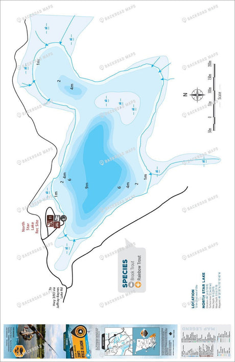 FKRBC90 North Star Lake - Backroad Maps