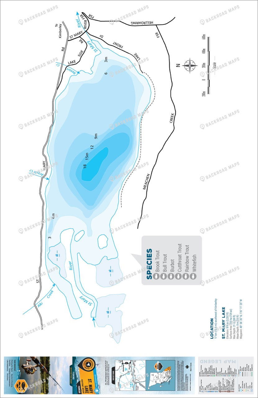 FKRBC99 St. Mary Lake - Backroad Maps