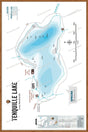 FLMBC108 Tenquille Lake - Wall Map - Backroad Maps