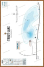 FLMBC109 Trout Lake - Sunshine Coast - Wall Map - Backroad Maps