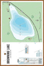 FLMBC30 Browning Lake - Wall Map - Backroad Maps