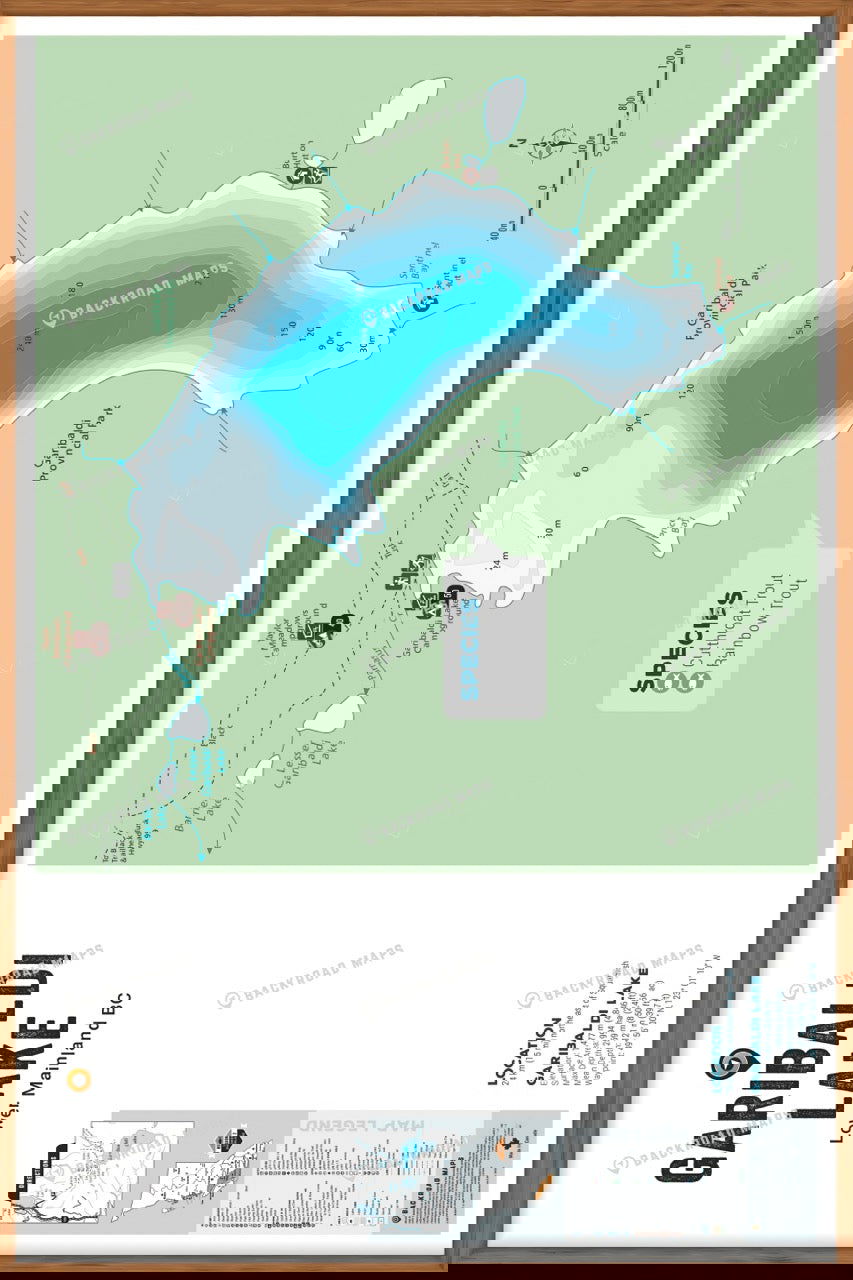 FLMBC53 Garibaldi Lake - Wall Map - Backroad Maps