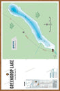 FLMBC57 Greendrop Lake - Wall Map - Backroad Maps