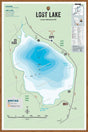 FLMBC77 Lost Lake - Whistler Area - Wall Map - Backroad Maps