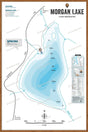 FLMBC82 Morgan Lake - Wall Map - Backroad Maps