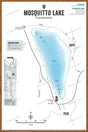 FLMBC84 Mosquito Lake - Wall Map - Backroad Maps