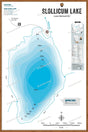 FLMBC99 Slollicum Lake - Wall Map - Backroad Maps