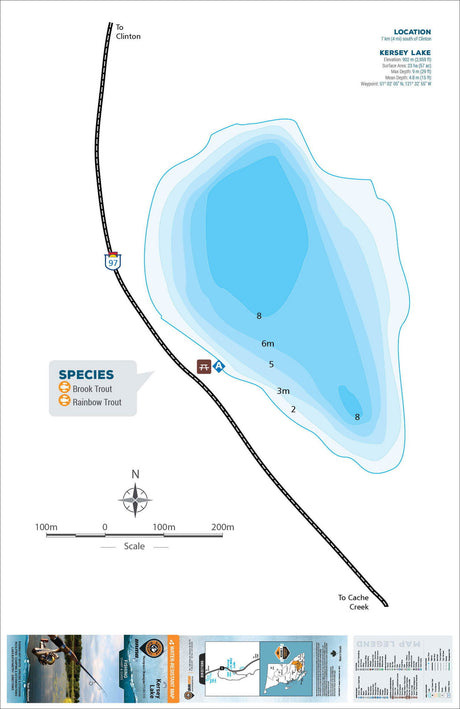 FTOBC105 Kersey Lake - Backroad Maps
