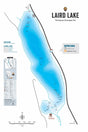 FTOBC113 Laird Lake - Wall Map - Backroad Maps