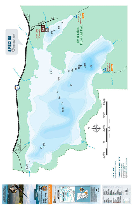 FTOBC121 Long Island Lake - Backroad Maps