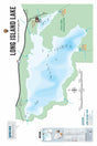 FTOBC121 Long Island Lake - Wall Map - Backroad Maps