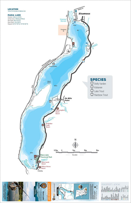 FTOBC128 Mara Lake - Backroad Maps