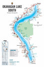 FTOBC147 Okanagan Lake South - Wall Map - Backroad Maps