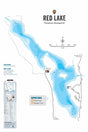FTOBC167 Red Lake - Wall Map - Backroad Maps