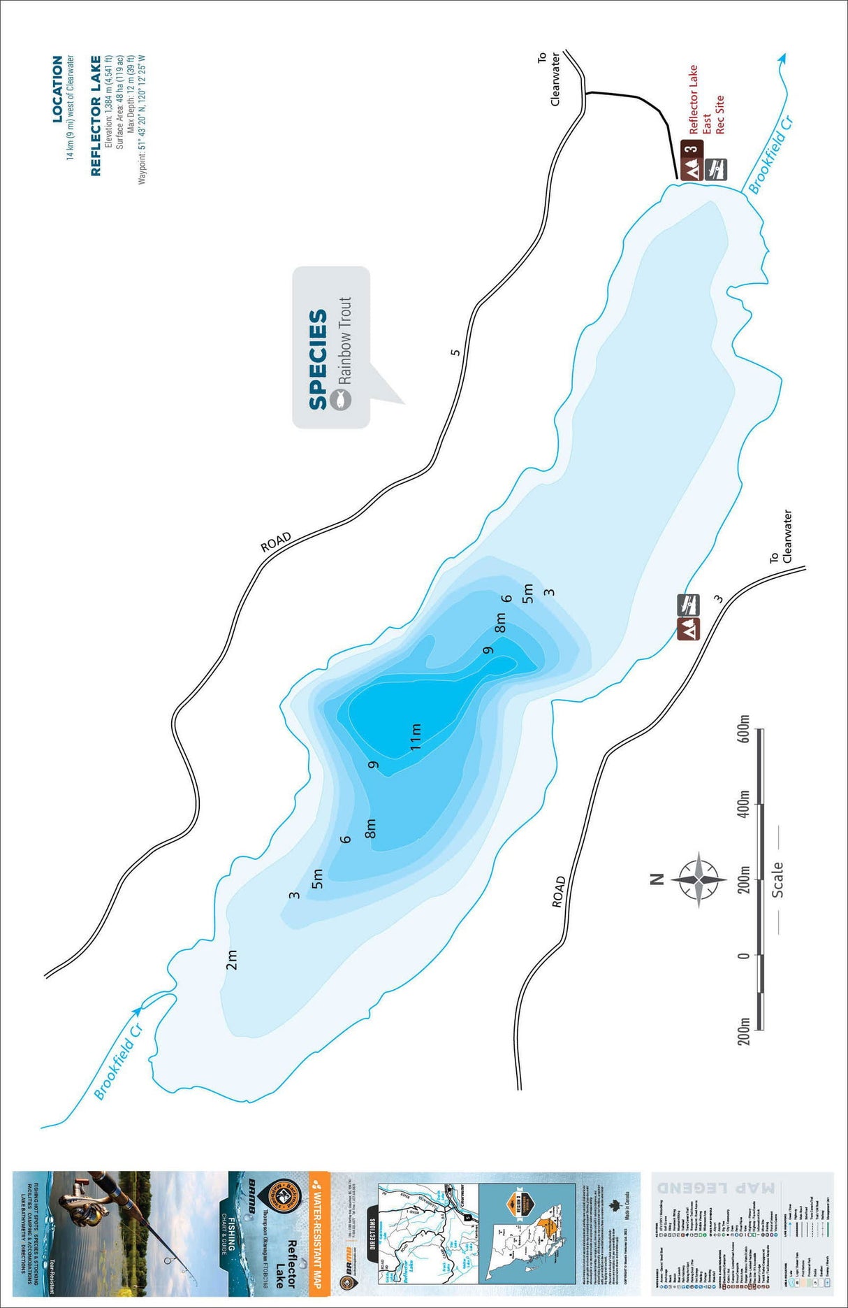 FTOBC168 Reflector Lake - Backroad Maps