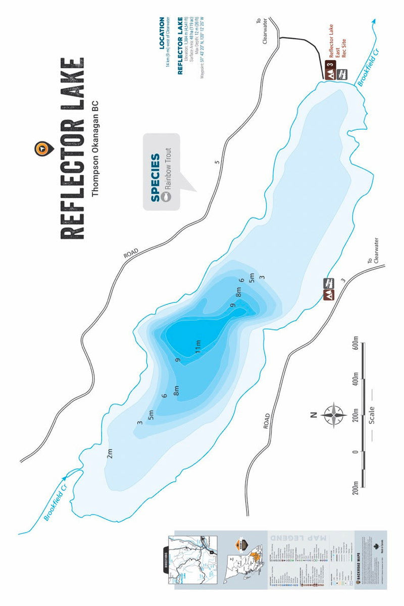 FTOBC169 Ripley Lake - Wall Map – Backroad Maps