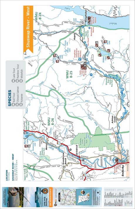 FTOBC182 Shuswap River (East) - Backroad Maps