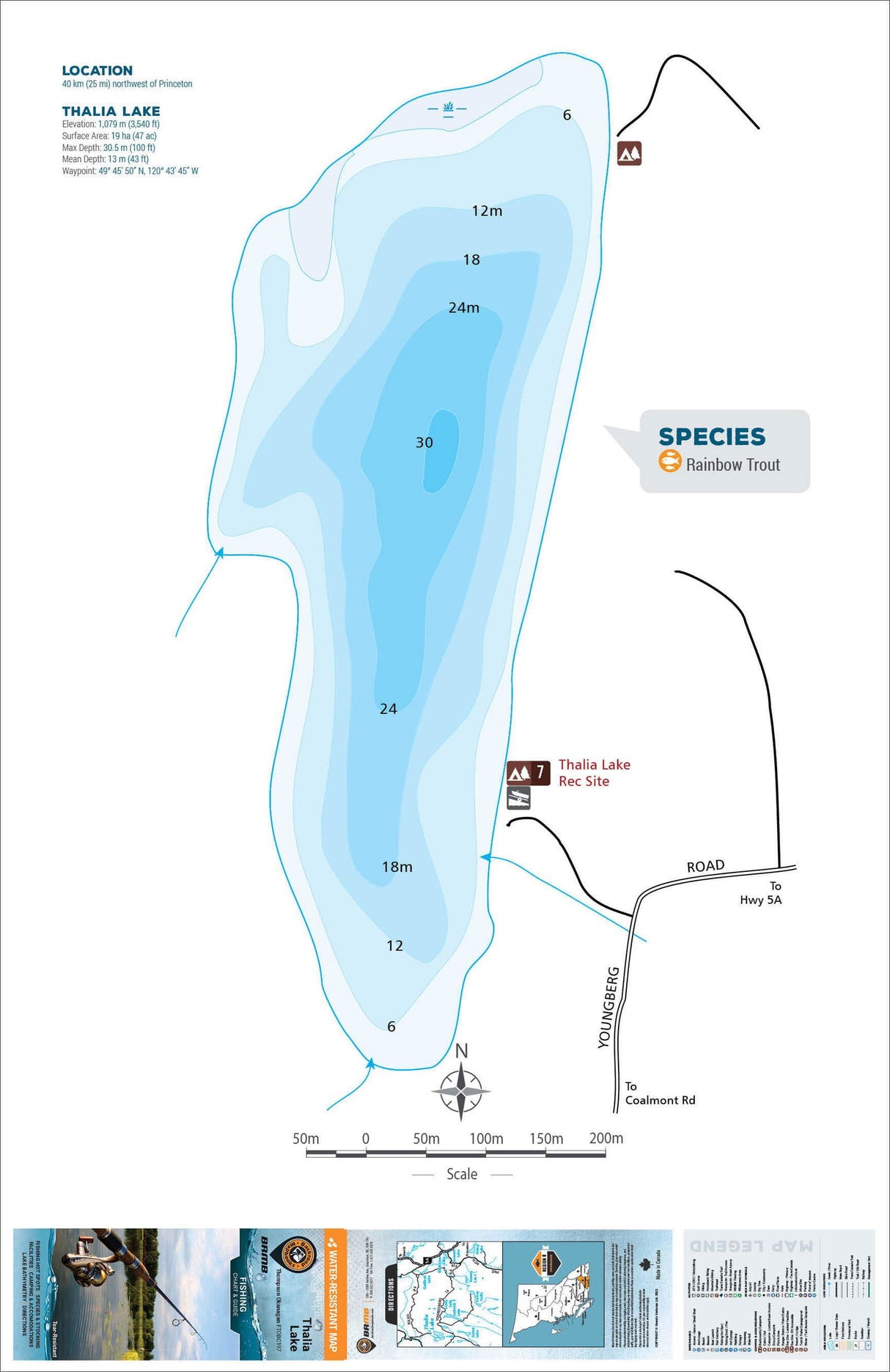 FTOBC197 Thalia Lake - Backroad Maps