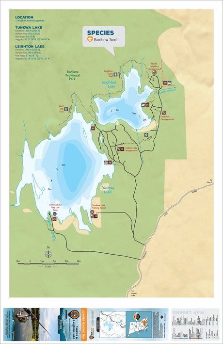 FTOBC205 Tunkwa & Leighton Lakes - Backroad Maps