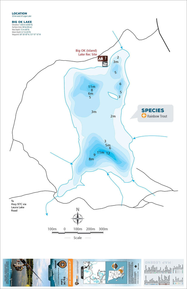 FTOBC29 Big OK Lake - Backroad Maps