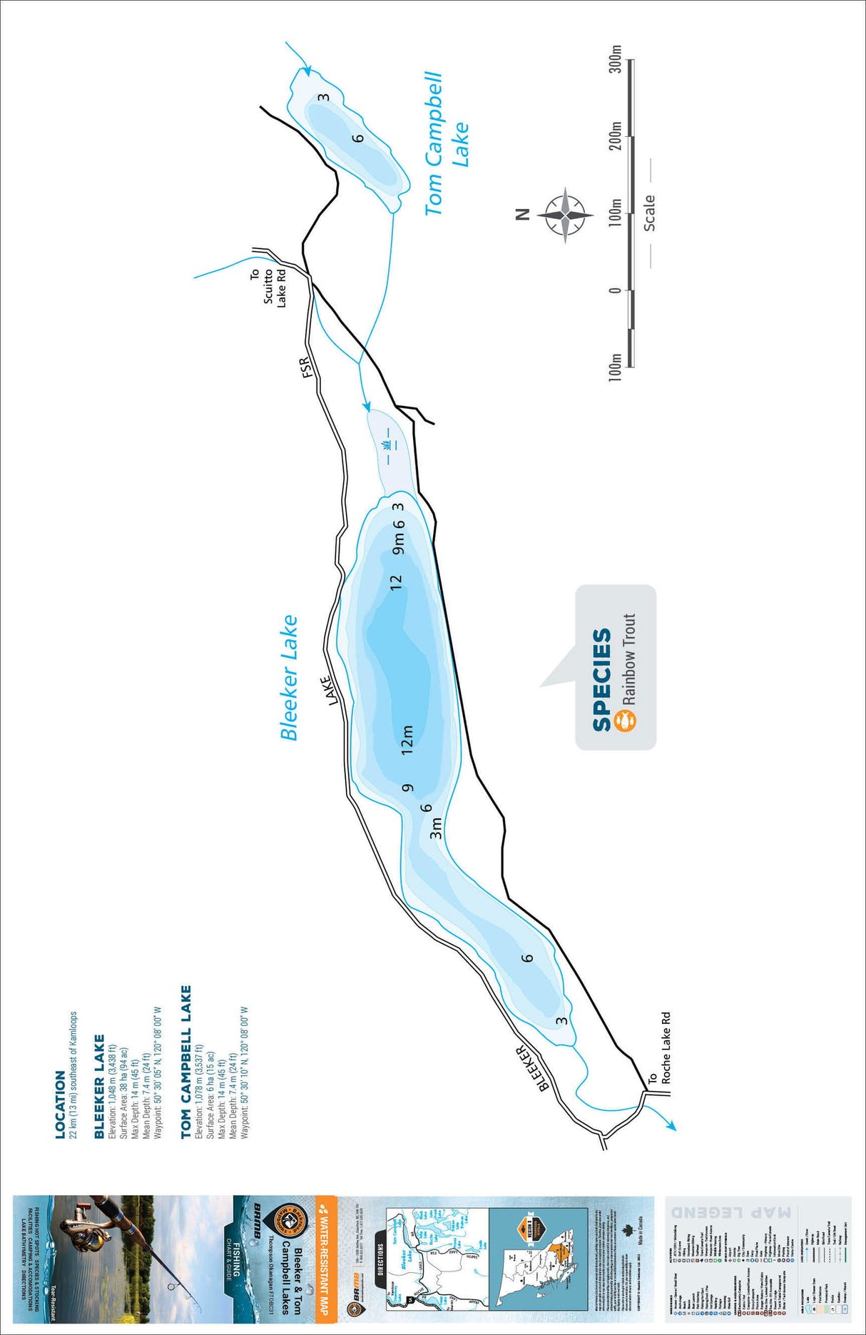 FTOBC31 Bleeker & Tom Campbell Lakes - Backroad Maps