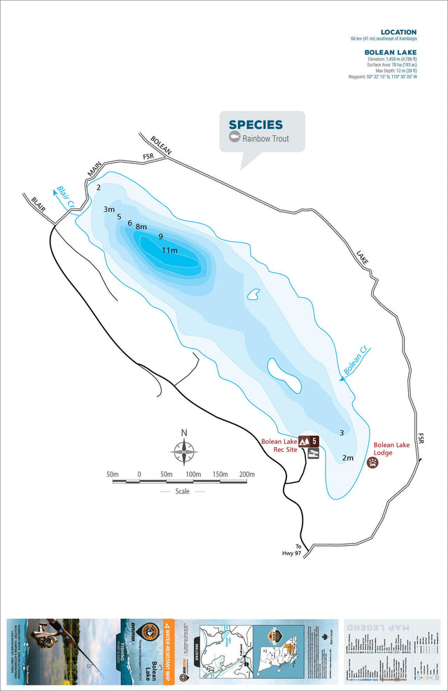FTOBC34 Bolean Lake & Area - Backroad Maps