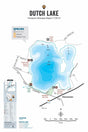 FTOBC59 Dutch Lake - Wall Map - Backroad Maps