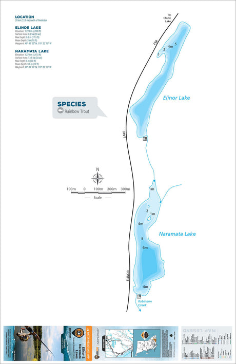 FTOBC63 Elinor & Naramata Lakes - Backroad Maps