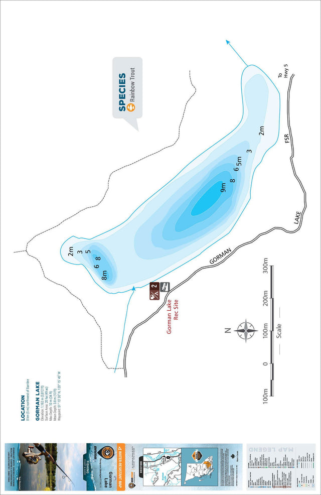 FTOBC70 Gorman Lake - Backroad Maps