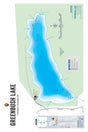 FTOBC71 Greenbush Lake - Wall Map - Backroad Maps