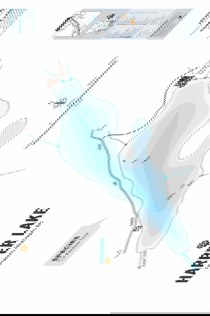 FTOBC79 Harper Lake - Wall Map - Backroad Maps