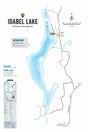 FTOBC92 Idabel Lake - Wall Map - Backroad Maps