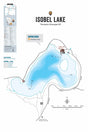 FTOBC94 Isobel Lake - Wall Map - Backroad Maps