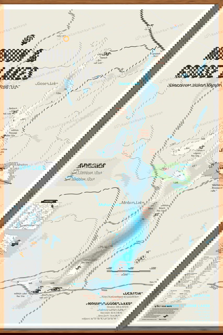 FVIBC104 - Wall Map - Backroad Maps