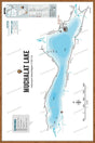 FVIBC106 Muchalat Lake - Wall Map - Backroad Maps