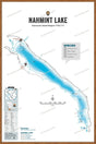 FVIBC107 Nahmint Lake - Wall Map - Backroad Maps
