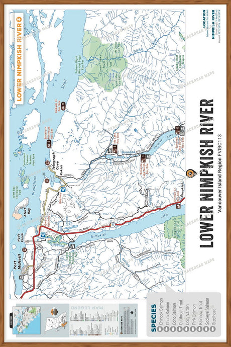 FVIBC112 - Wall Map - Backroad Maps