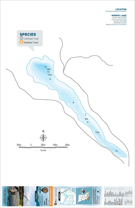 FVIBC114 Nimnim Lake - Fishing Chart