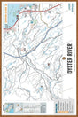 FVIBC117 Oyster River - Wall Map - Backroad Maps