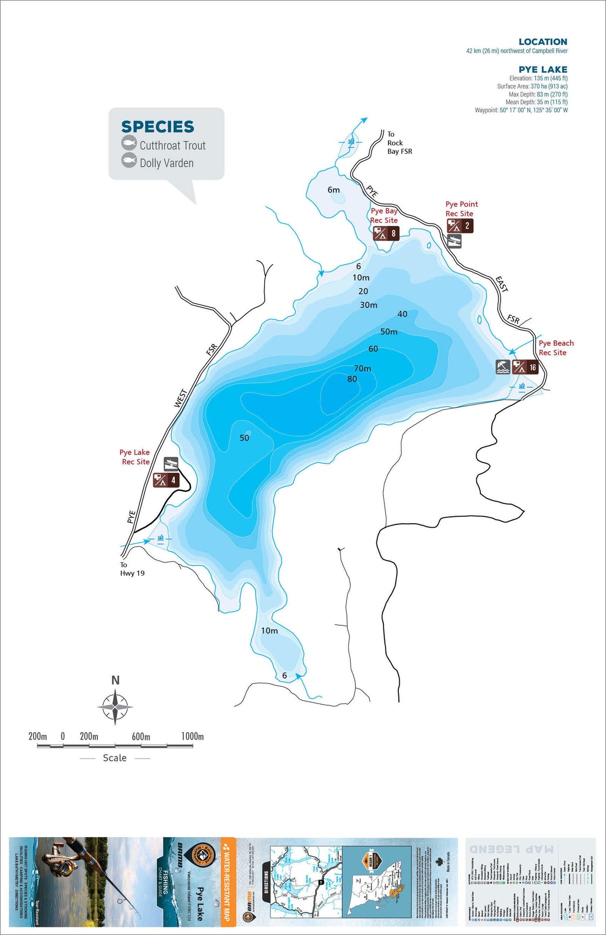 FVIBC124 Pye Lake - Backroad Maps