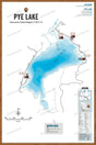 FVIBC124 Pye Lake - Wall Map - Backroad Maps