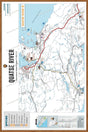 FVIBC127 Quamichan Lake - Wall Map - Backroad Maps