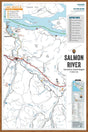 FVIBC135 Salmon River - Wall Map - Backroad Maps